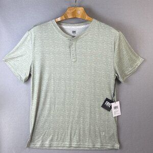 NWT Frye Short Sleeve Henley Yummy Mens Size S Premium Sleepwear Sage Super Soft
